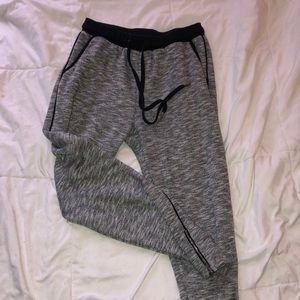 heather grey athletic joggers